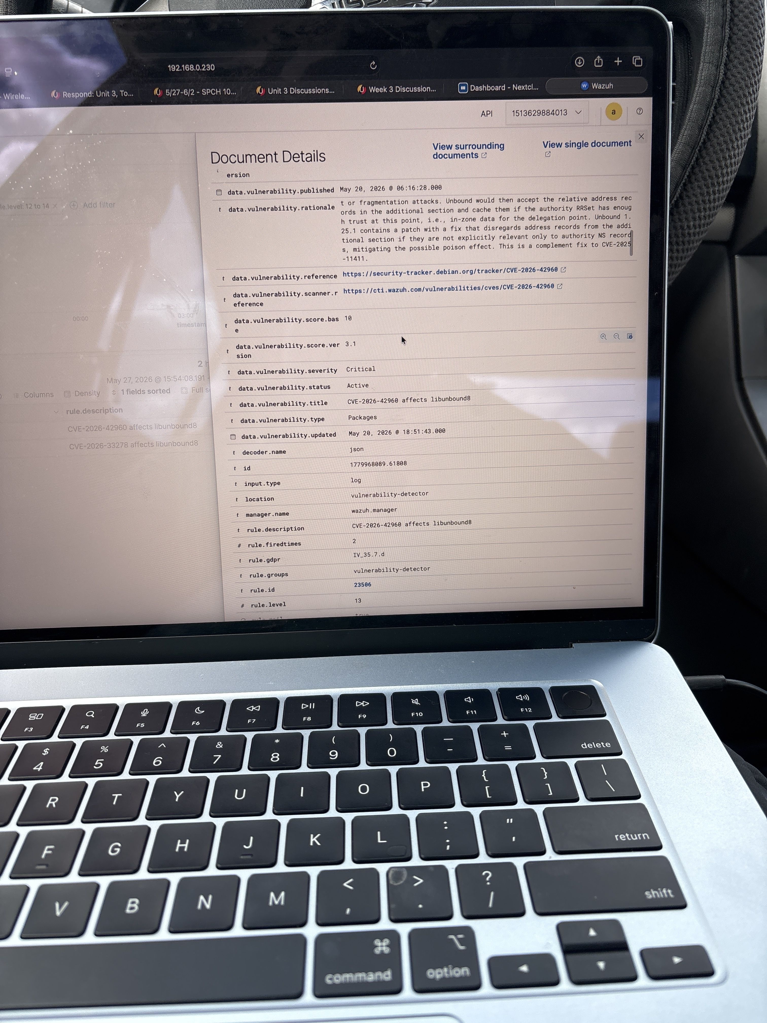 Wazuh Dashboard